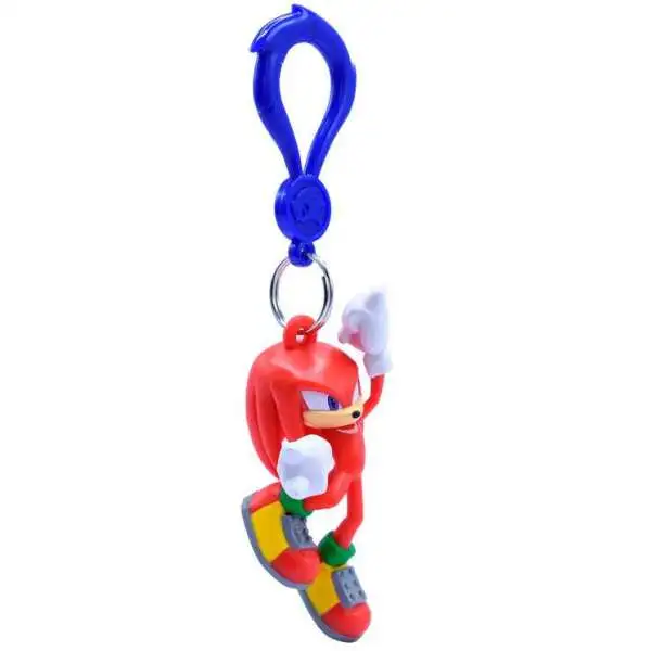 Sonic The Hedgehog Backpack Hangers Knuckles 3.0-Inch Keychain [Loose]