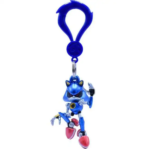 Sonic The Hedgehog Backpack Hangers Metal Sonic 3.0-Inch Keychain [Loose]