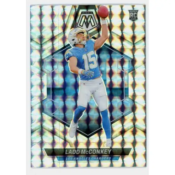 NFL 2024 Panini Mosaic Football Silver Mosaic Ladd McConkey #334 [Rookie]