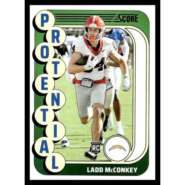NFL 2024 Score Football Protential Ladd McConkey #1 [Rookie]