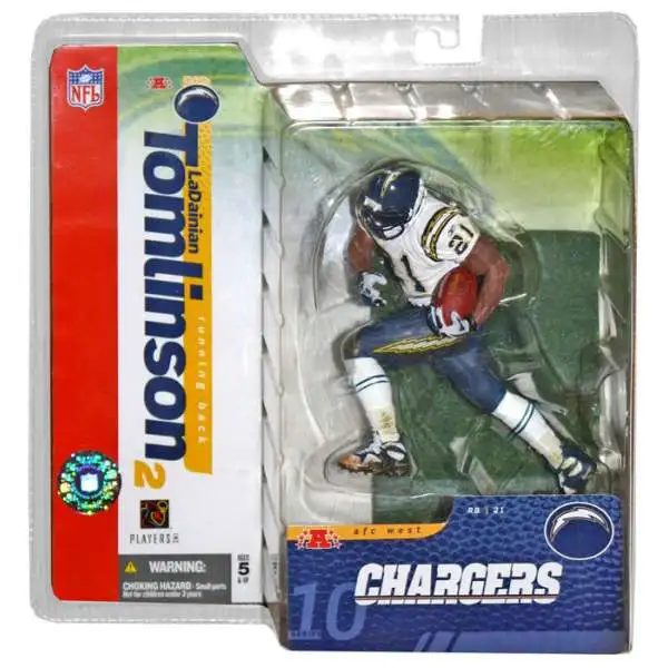 McFarlane Toys NFL San Diego Chargers Sports Picks Football Series 10 LaDainian Tomlinson Action Figure [White Jersey Variant]