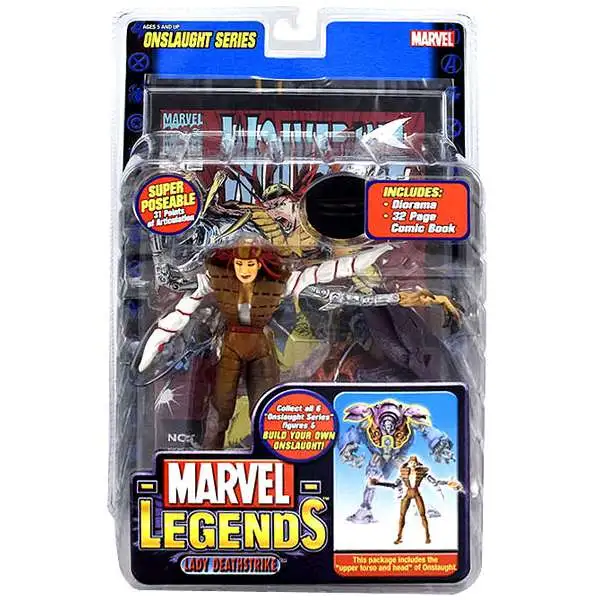 Marvel Legends Series 13 Onslaught Lady Deathstrike Action Figure