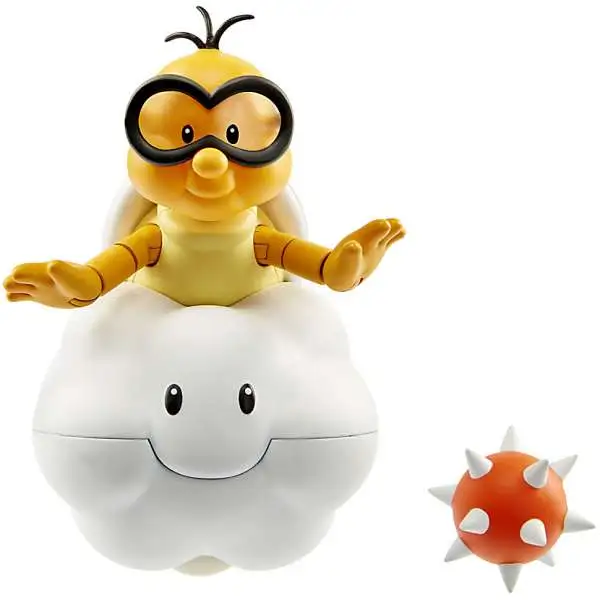 World of Nintendo Lakitu with Spike Ball Action Figure