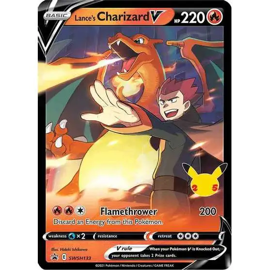 Pokemon Trading Card Game Promo Lance's Charizard V SWSH133