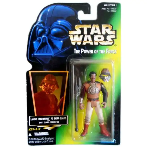 Star Wars Return of the Jedi Power of the Force POTF2 Collection 1 Lando Calrissian as Skiff Guard Action Figure [Hologram Card]