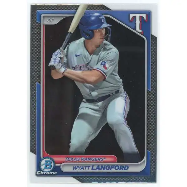 MLB Topps 2024 Bowman Baseball Chrome Prospects Wyatt Langford BCP-64 [Rookie]