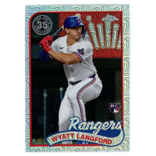 MLB Topps 2024 Update Series Baseball Silver Pack Mojo 35th Anniversary 1989 Wyatt Langford T89CU-59 [Rookie]