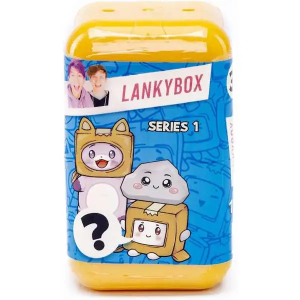 LankyBox Mini Mystery Box, for The Biggest Fans, 2 Mystery Figures, 1  Squishy Figure, a pop-it, and 3 Stickers