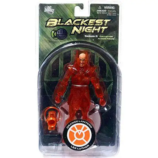 DC Green Lantern Blackest Night Series 8 Orange Lantern Lex Luthor Action Figure