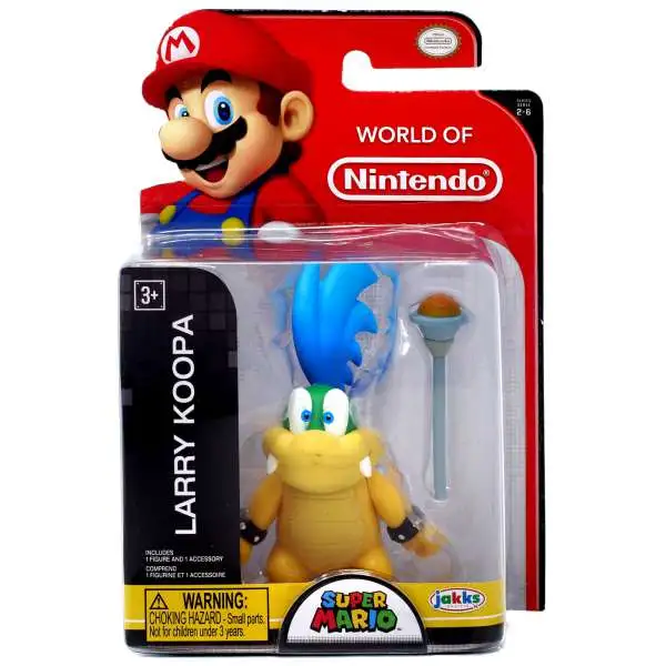 World of Nintendo Super Mario Larry Koopa 2.5-Inch Mini Figure [RANDOM PACKAGE, Same Exact Figure]