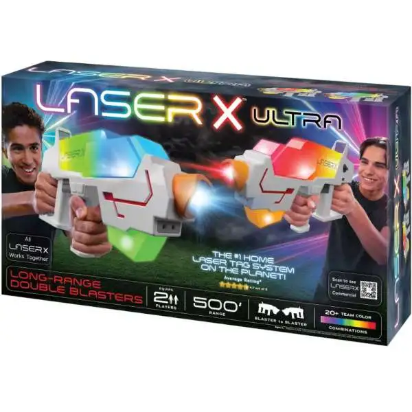 Laser X Ultra Long-Range Double Blasters Exclusive 2-Player Set