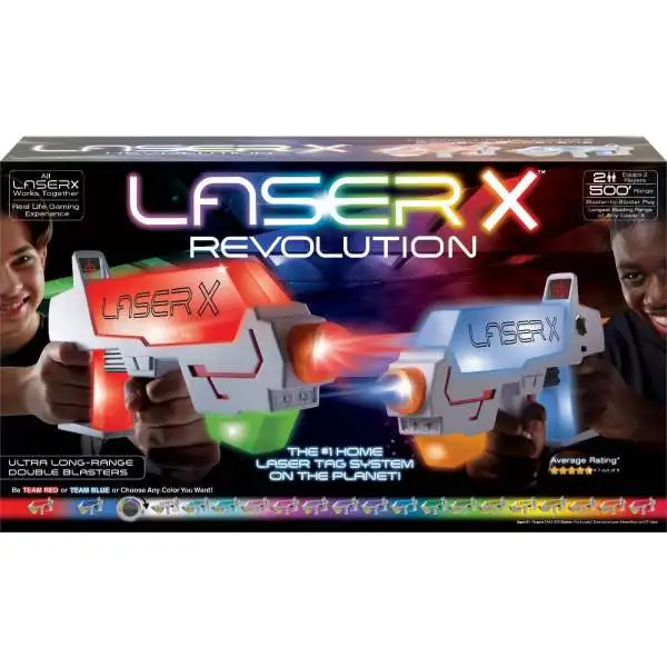 Laser X Revolution Ultra Long-Range Double Blasters 2-Player Set