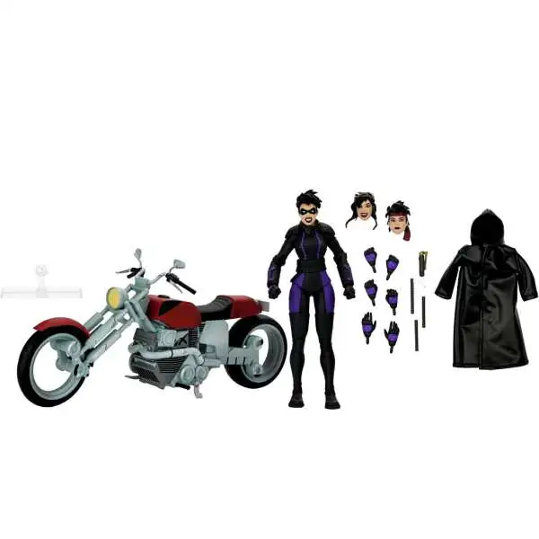 NECA Teenage Mutant Ninja Turtles The Last Ronin Lost Years Casey Marie with Motorcycle Action Figure Set [Ultimate Version]