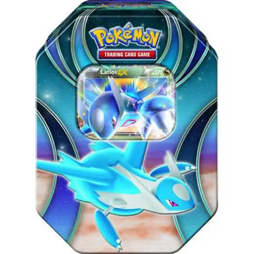 Pokemon Trading Card Game 2015 Power Beyond Latios-EX Tin Set [4 Booster Packs, Foil Promo Card & More]