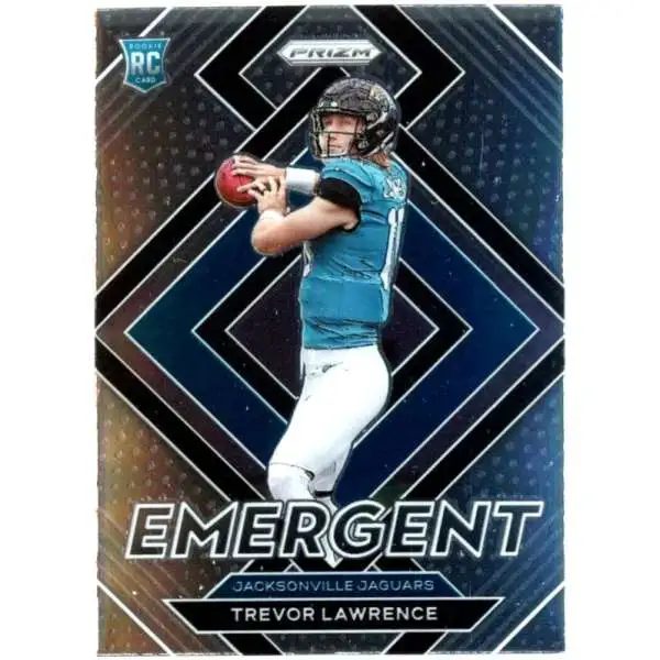 NFL 2021 Prizm Football Rookie Trevor Lawrence E-1 [Emergent]