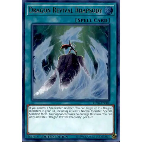 YuGiOh Trading Card Game Kaiba Legendary Collection Ultra Rare Dragon Revival Rhapsody LC06-EN004