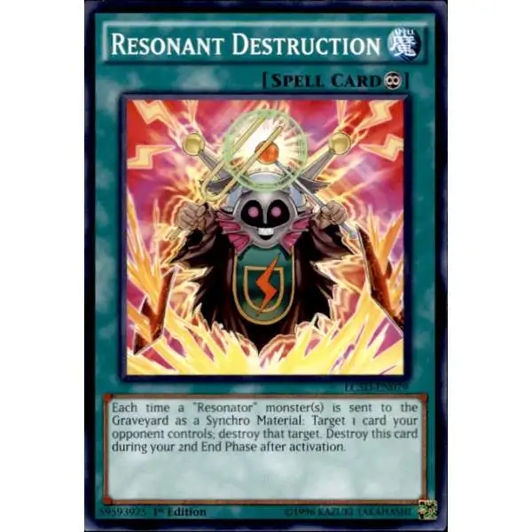 YuGiOh YuGiOh 5D's Legendary Collection Mega Pack Common Resonant Destruction LC5D-EN079