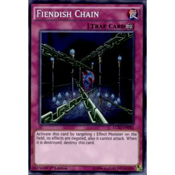 YuGiOh YuGiOh 5D's Legendary Collection Mega Pack Secret Rare Fiendish Chain LC5D-EN082