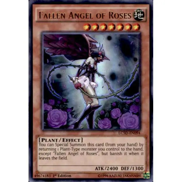 YuGiOh YuGiOh 5D's Legendary Collection Mega Pack Ultra Rare Fallen Angel of Roses LC5D-EN094