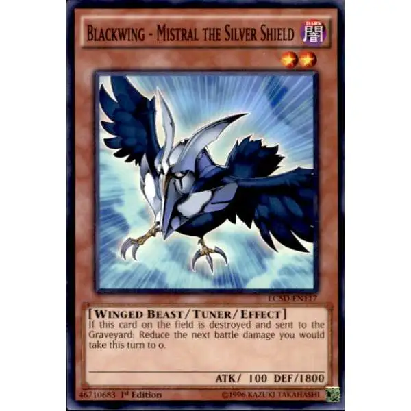 YuGiOh YuGiOh 5D's Legendary Collection Mega Pack Common Blackwing - Mistral the Silver Shield LC5D-EN117