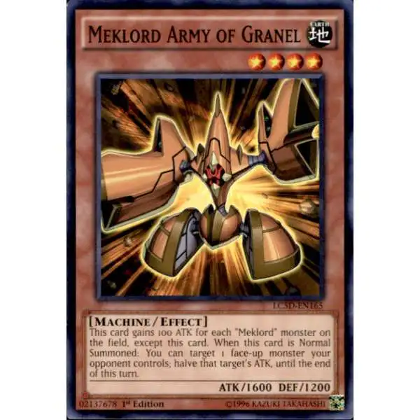 YuGiOh YuGiOh 5D's Legendary Collection Mega Pack Common Meklord Army of Granel LC5D-EN165