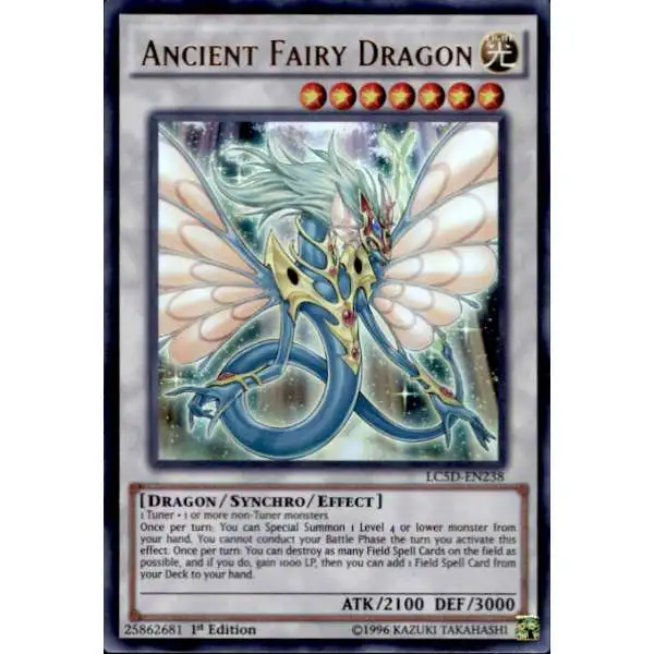YuGiOh YuGiOh 5D's Legendary Collection Mega Pack Ultra Rare Ancient Fairy Dragon LC5D-EN238
