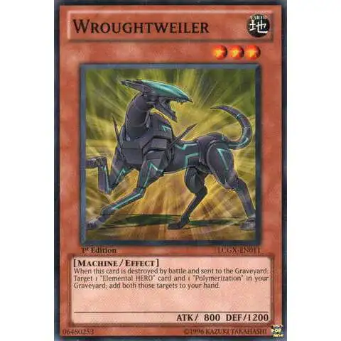 YuGiOh GX Trading Card Game Legendary Collection 2 Common Wroughtweiler LCGX-EN011