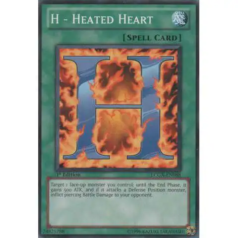 YuGiOh GX Trading Card Game Legendary Collection 2 Common H - Heated Heart LCGX-EN088