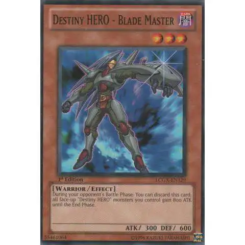 YuGiOh GX Trading Card Game Legendary Collection 2 Common Destiny HERO - Blade Master LCGX-EN129