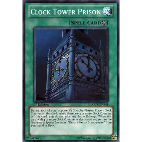 YuGiOh GX Trading Card Game Legendary Collection 2 Common Clock Tower Prison LCGX-EN141