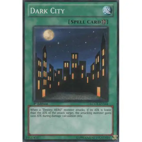 YuGiOh GX Trading Card Game Legendary Collection 2 Common Dark City LCGX-EN144