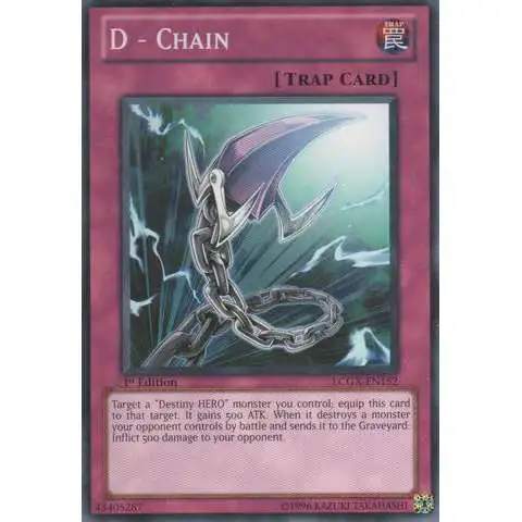 YuGiOh GX Trading Card Game Legendary Collection 2 Common D - Chain LCGX-EN152