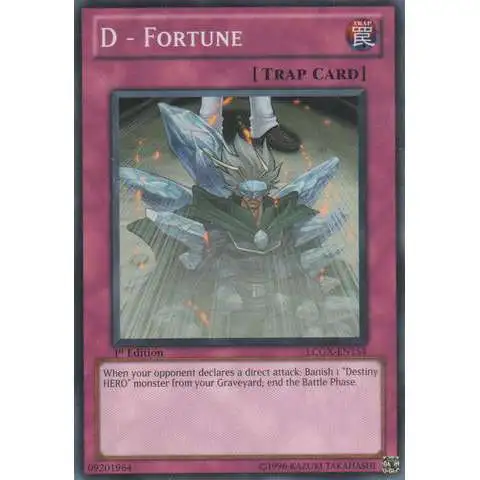 YuGiOh GX Trading Card Game Legendary Collection 2 Common D - Fortune LCGX-EN154