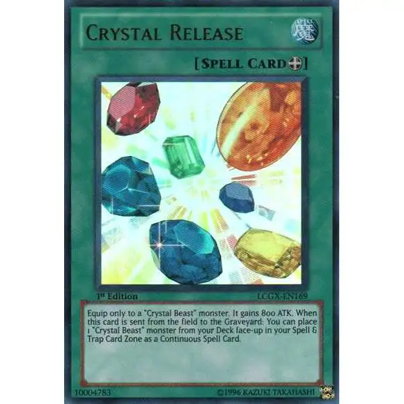 YuGiOh GX Trading Card Game Legendary Collection 2 Ultra Rare Crystal Release LCGX-EN169