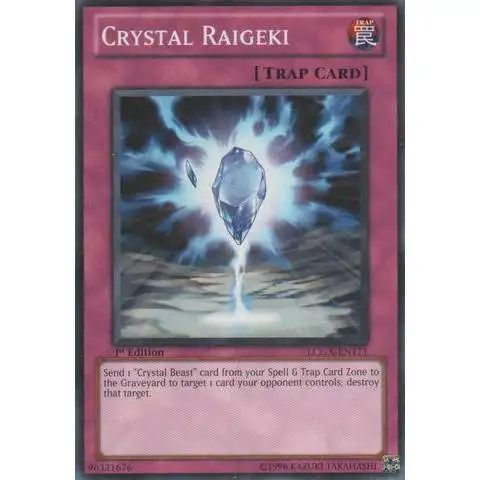 YuGiOh GX Trading Card Game Legendary Collection 2 Common Crystal Raigeki LCGX-EN171