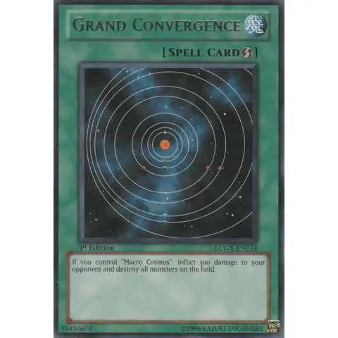 YuGiOh GX Trading Card Game Legendary Collection 2 Rare Grand Convergence LCGX-EN214