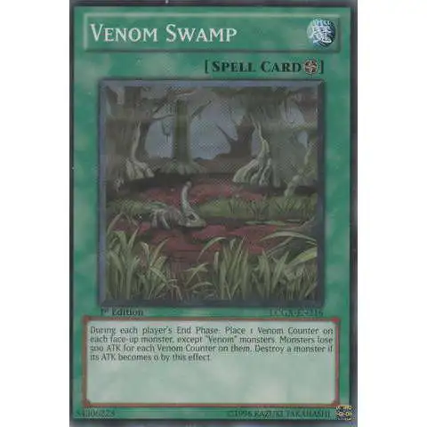 YuGiOh GX Trading Card Game Legendary Collection 2 Common Venom Swamp LCGX-EN216