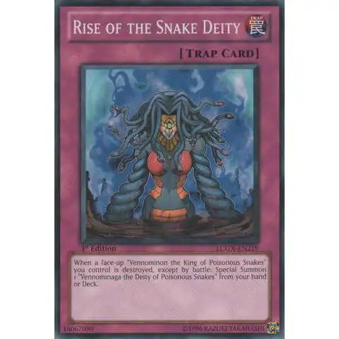 YuGiOh GX Trading Card Game Legendary Collection 2 Common Rise of the Snake Deity LCGX-EN219