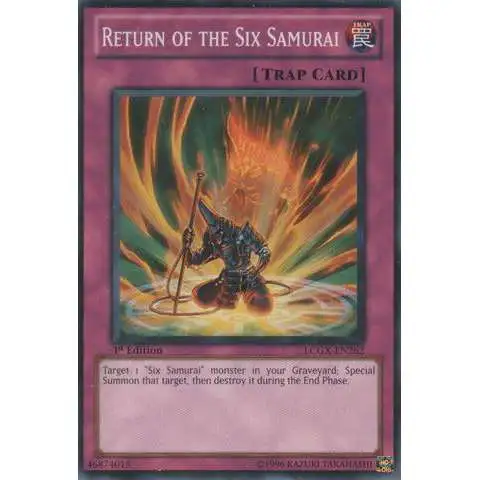 YuGiOh GX Trading Card Game Legendary Collection 2 Common Return of the Six Samurai LCGX-EN262