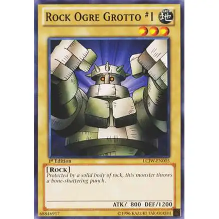 YuGiOh Trading Card Game Legendary Collection 4: Joey's World Common Rock Ogre Grotto 1 LCJW-EN005