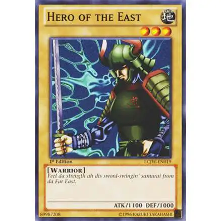 YuGiOh Trading Card Game Legendary Collection 4: Joey's World Common Hero of the East LCJW-EN019