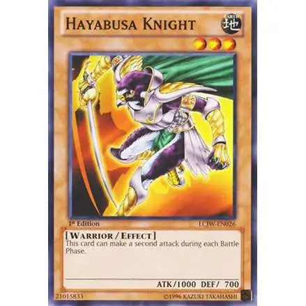 YuGiOh Trading Card Game Legendary Collection 4: Joey's World Common Hayabusa Knight LCJW-EN026