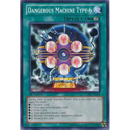 YuGiOh Trading Card Game Legendary Collection 4: Joey's World Common Dangerous Machine Type-6 LCJW-EN072