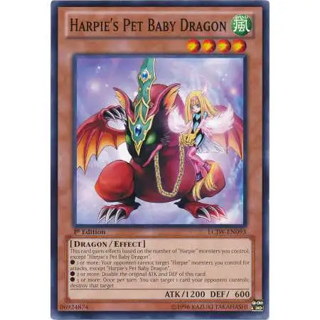 YuGiOh Trading Card Game Legendary Collection 4: Joey's World Common Harpie's Pet Baby Dragon LCJW-EN093