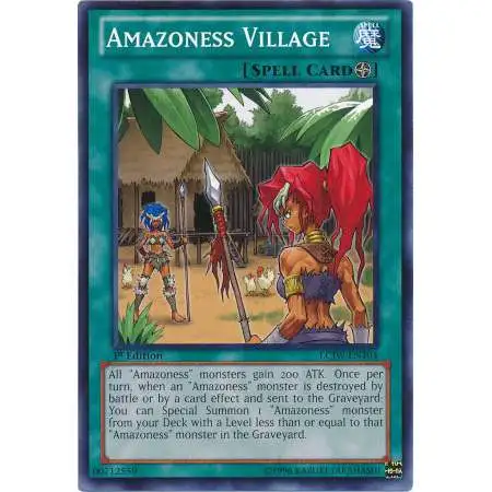 YuGiOh Trading Card Game Legendary Collection 4: Joey's World Common Amazoness Village LCJW-EN104