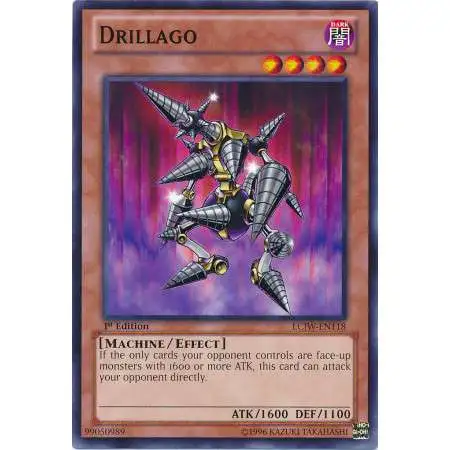 YuGiOh Trading Card Game Legendary Collection 4: Joey's World Common Drillago LCJW-EN118
