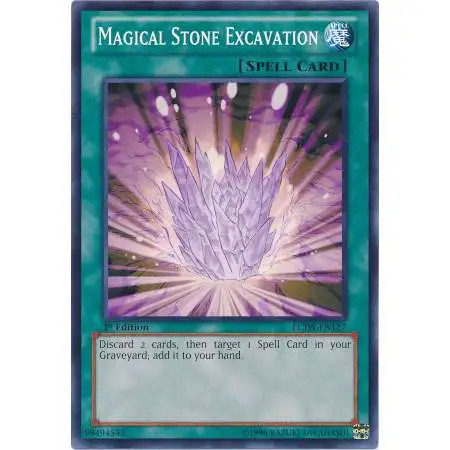 YuGiOh Trading Card Game Legendary Collection 4: Joey's World Common Magical Stone Excavation LCJW-EN127