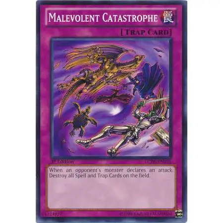 YuGiOh Trading Card Game Legendary Collection 4: Joey's World Common Malevolent Catastrophe LCJW-EN136