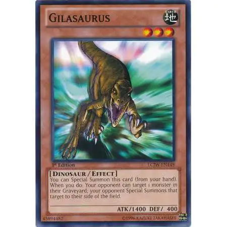 YuGiOh Trading Card Game Legendary Collection 4: Joey's World Common Gilasaurus LCJW-EN148