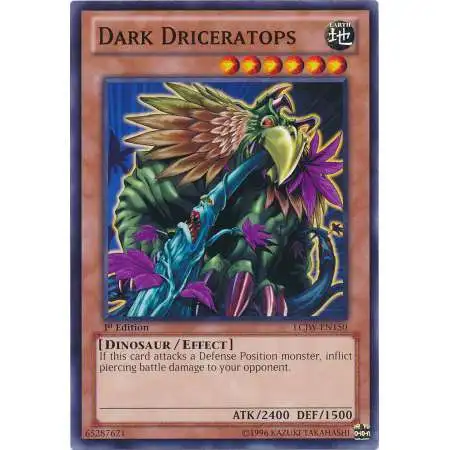 YuGiOh Trading Card Game Legendary Collection 4: Joey's World Common Dark Driceratops LCJW-EN150